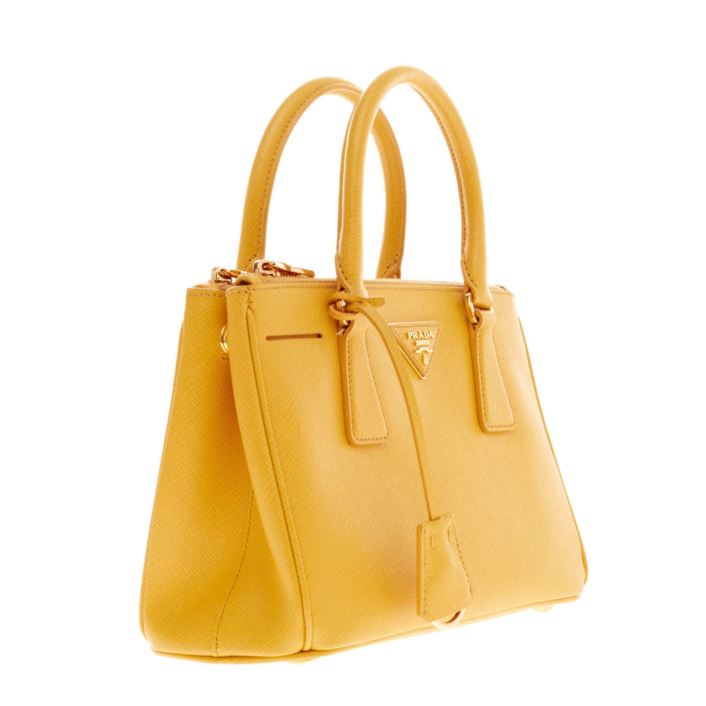 Saffiano Two Zip Handbag Lux Tote Mini