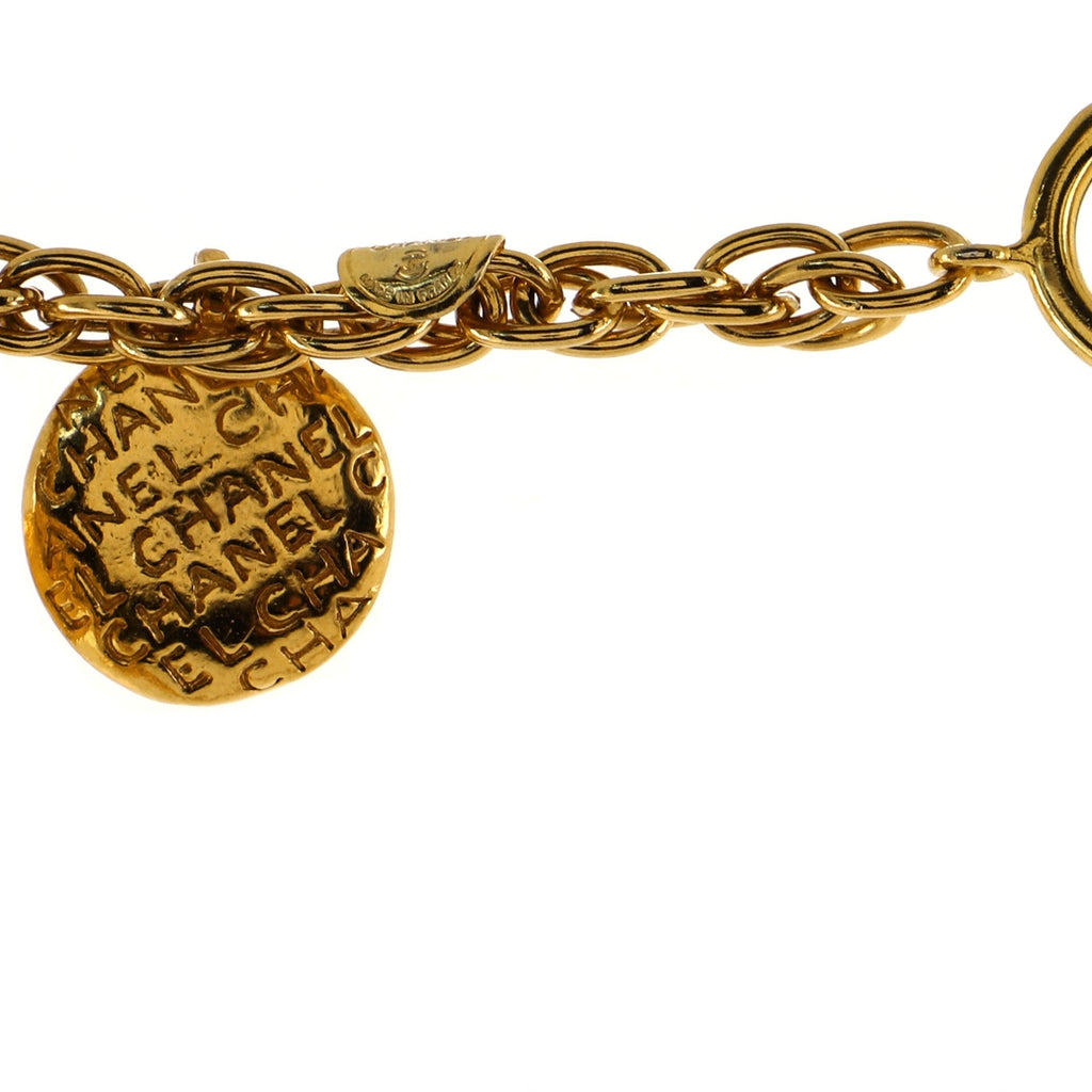 Multi-Medallion Charm Chain Necklace Metal