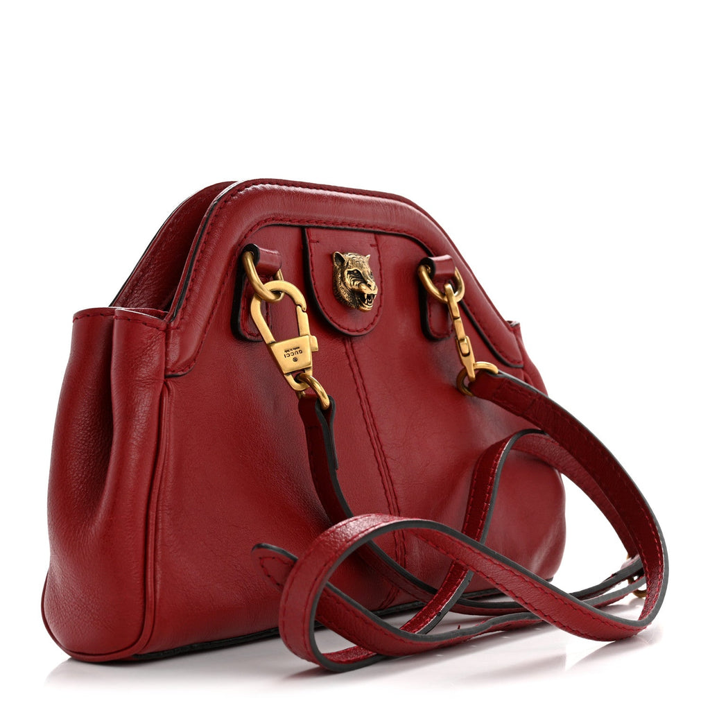 Piuma Lux Calfskin Small Re(Belle) Crossbody Bag Romantic Cerise