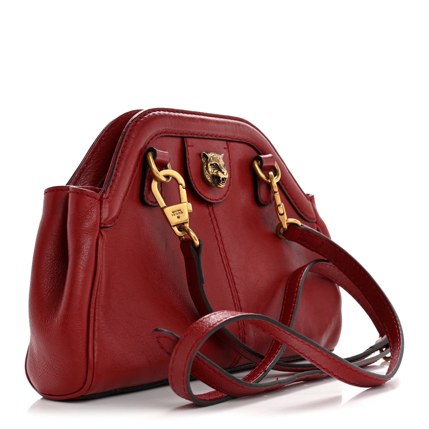 Piuma Lux Calfskin Small Re(Belle) Crossbody Bag Romantic Cerise