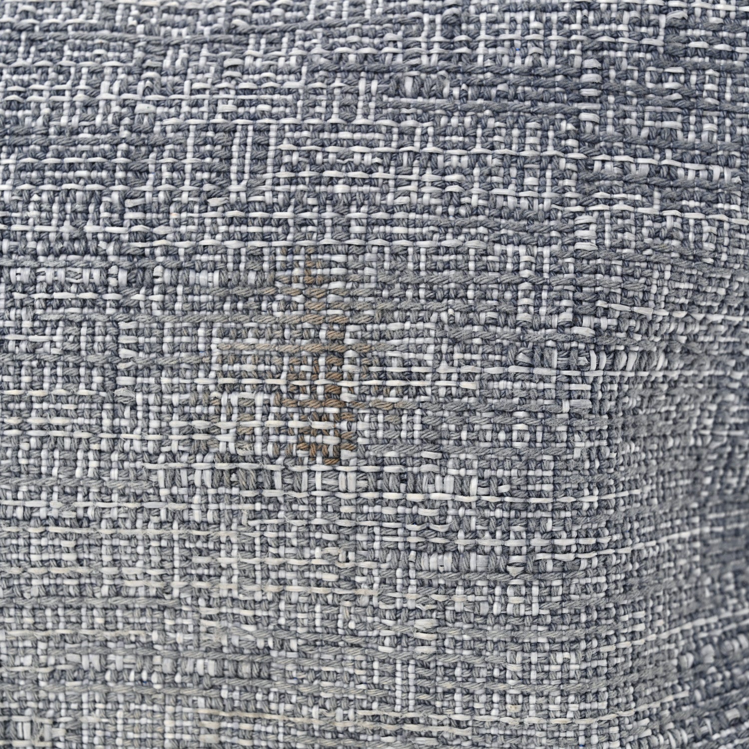 Woven Straw Raffia Small Deauville Tote Blue