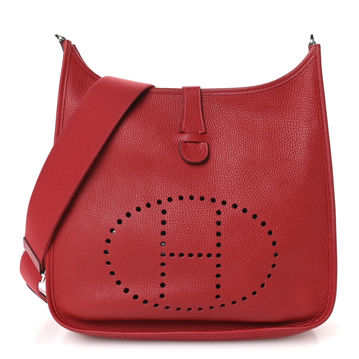 Taurillon Clemence EVELYNE III PM Rouge Casaque