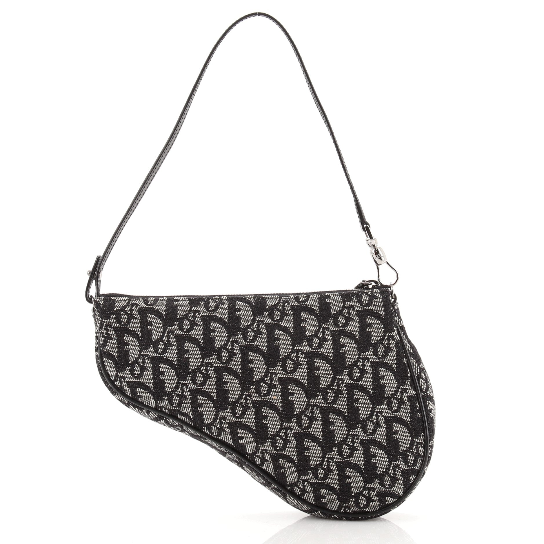 Vintage Saddle Bag Diorissimo Canvas Mini
