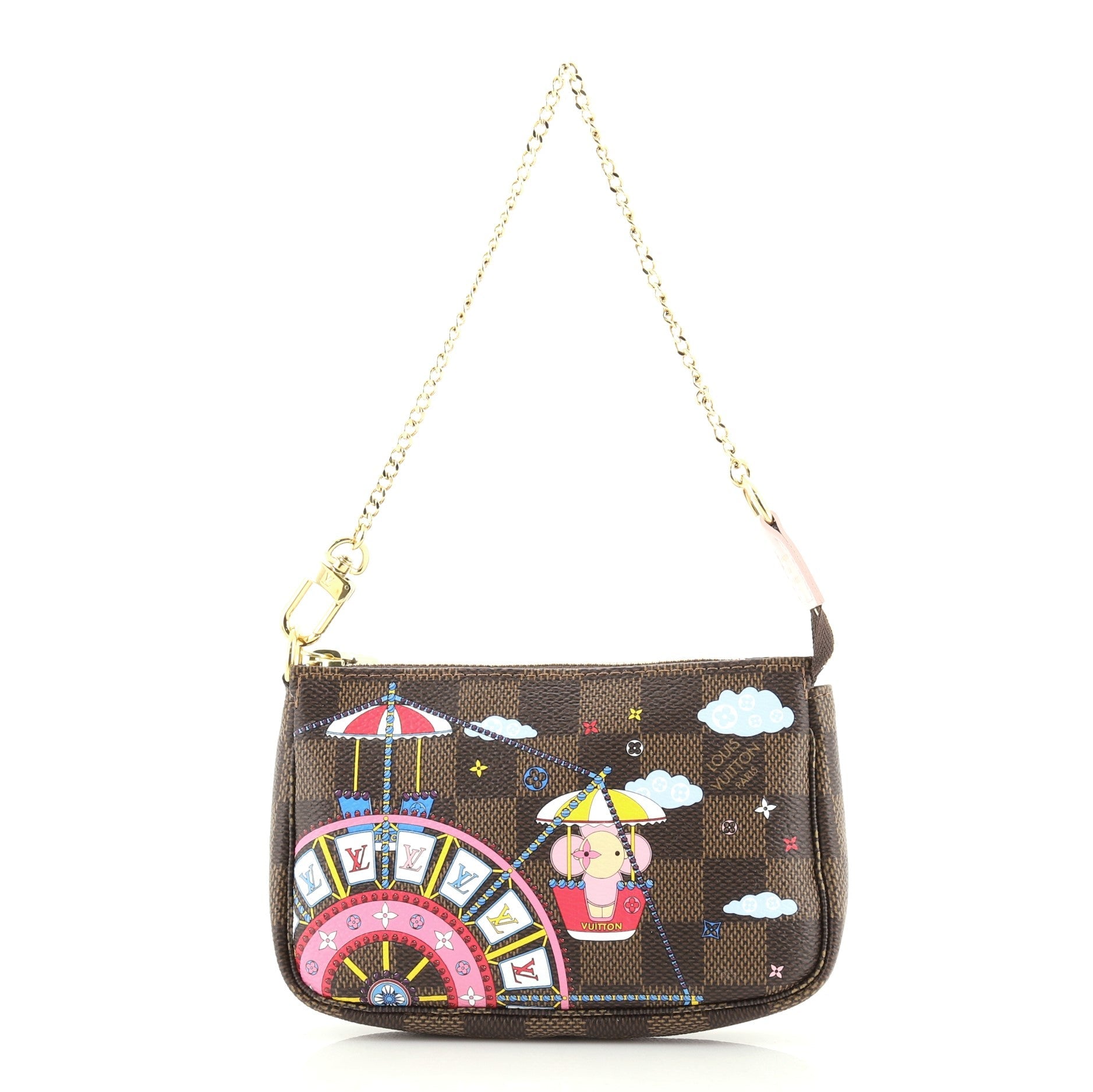 Pochette Accessoires Limited Edition Vivienne Xmas Damier Mini