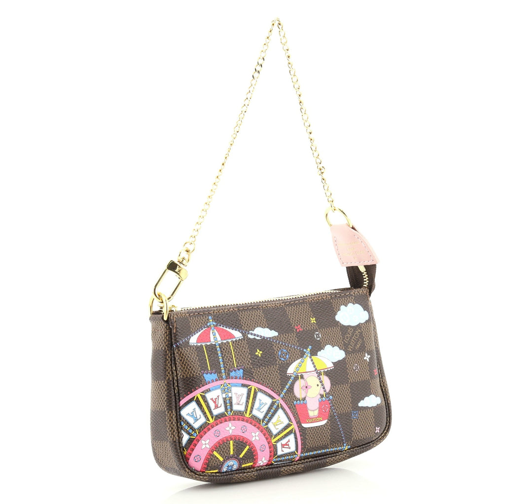 Pochette Accessoires Limited Edition Vivienne Xmas Damier Mini