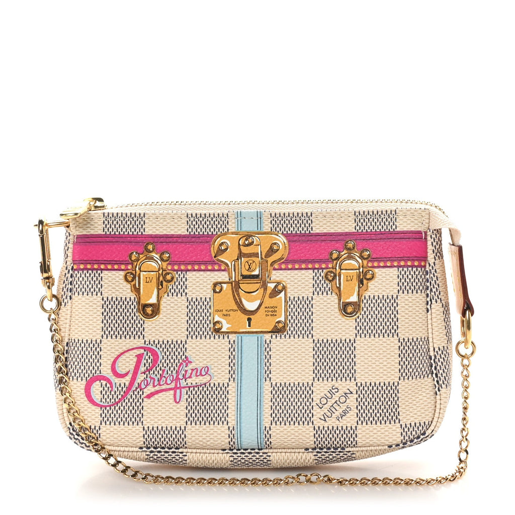Damier Azur Summer Trunks Portofino Mini Pochette Accessories