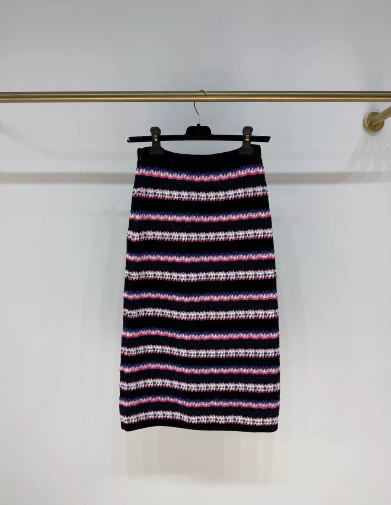 Chanel 24P Pink & Purple knitted Skirt