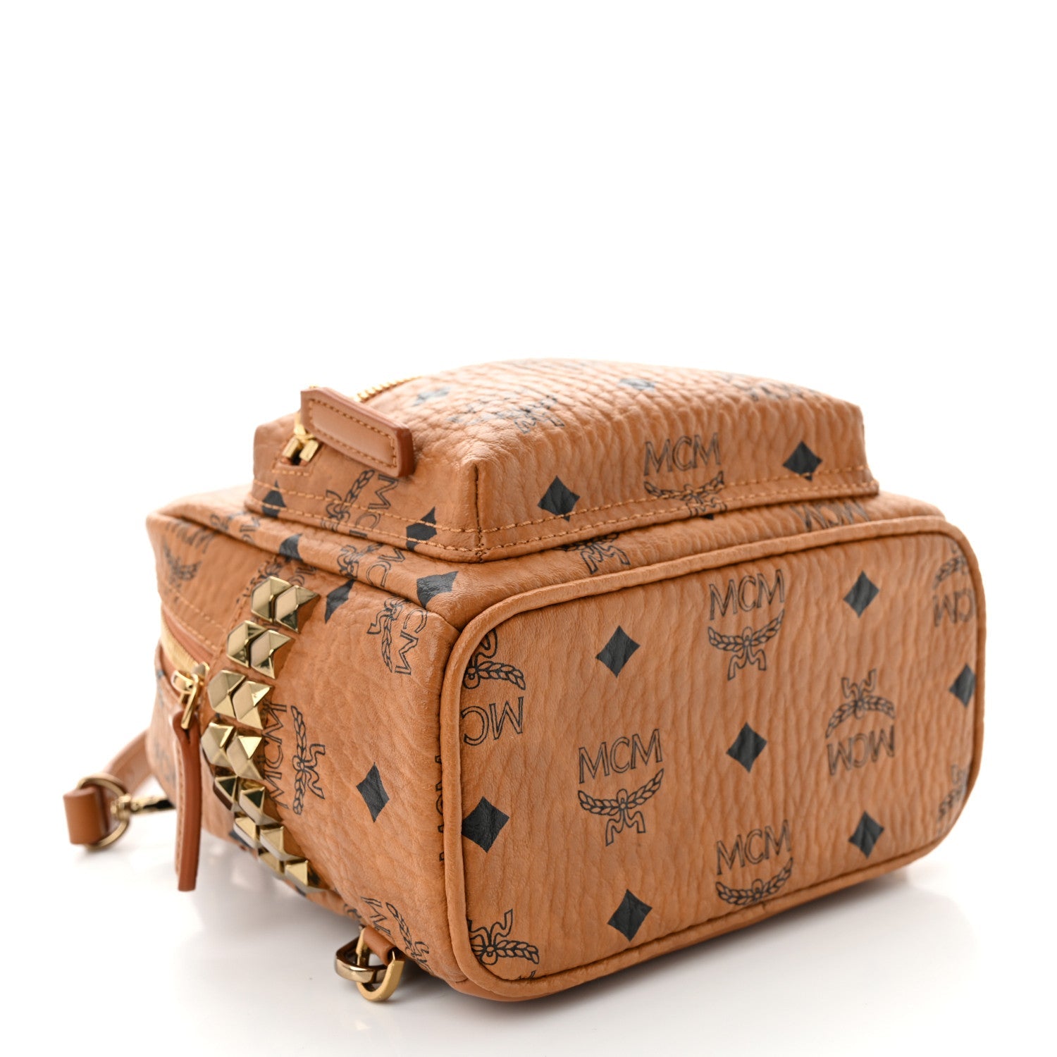 Visetos Side Stud X-Mini Stark Backpack Cognac