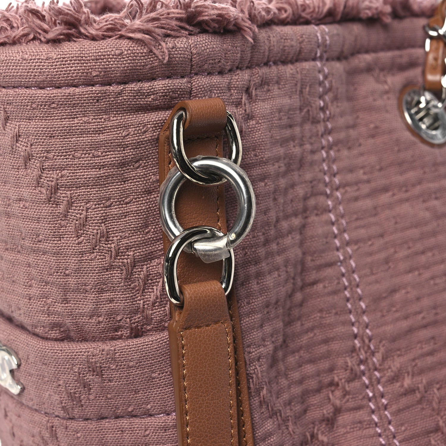 Canvas Small Double Face Shopping Tote Pink