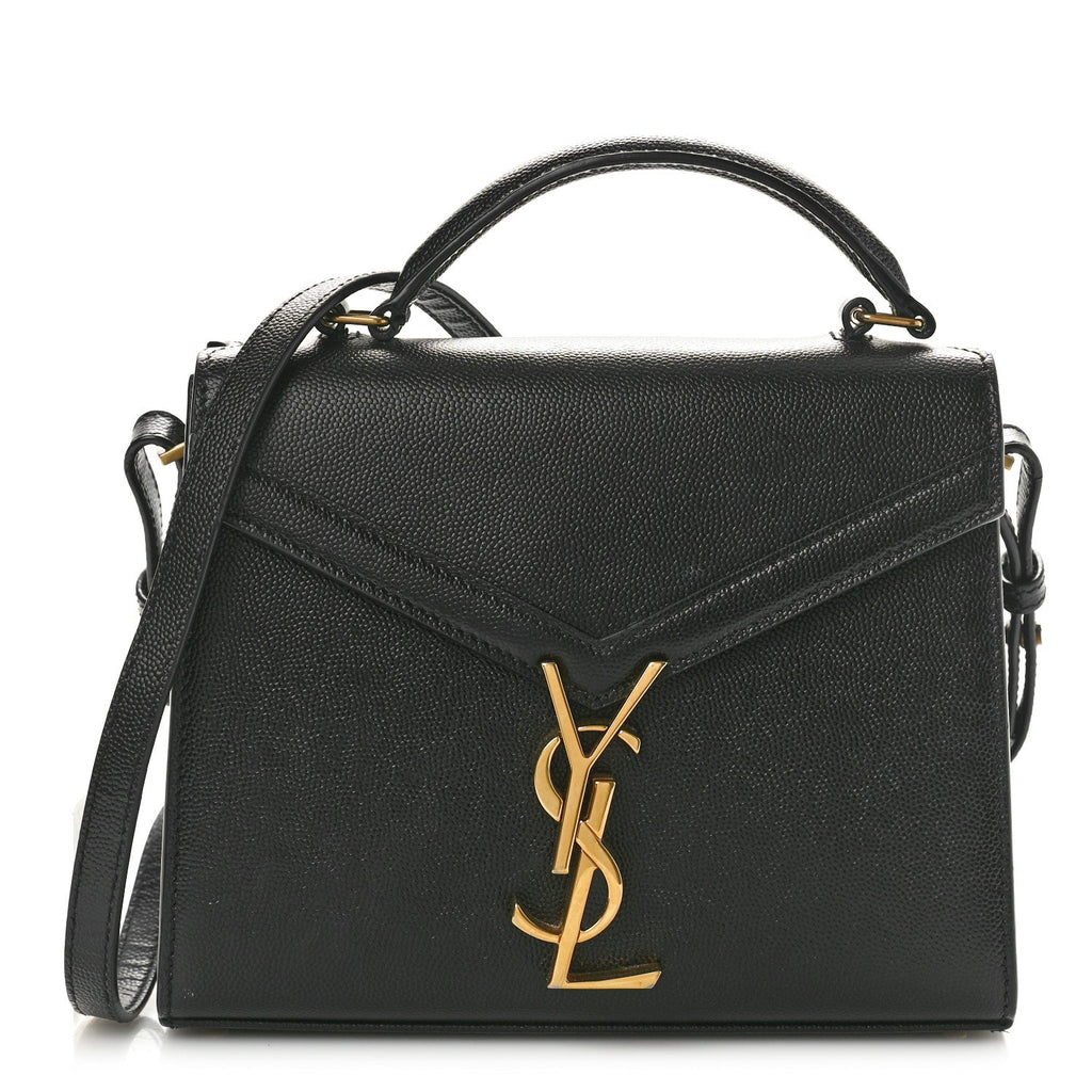 Grain de Poudre Mini Classic Monogram Cassandra Top Handle Black