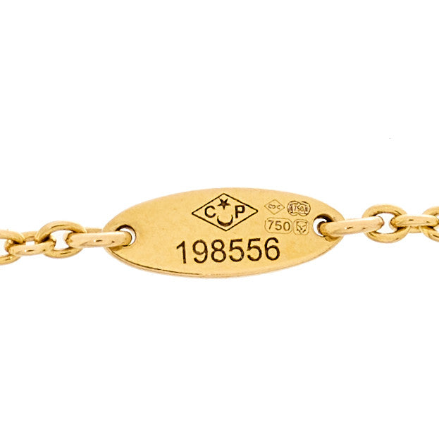 18K Yellow Gold Diamond Malachite Rose Des Vents Bracelet