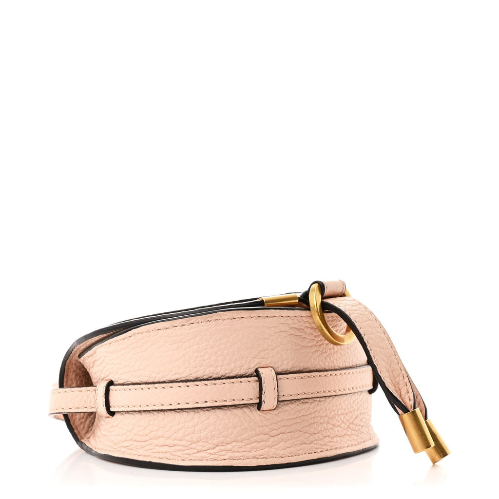 Calfskin Nano Marcie Saddle Bag Blush Nude