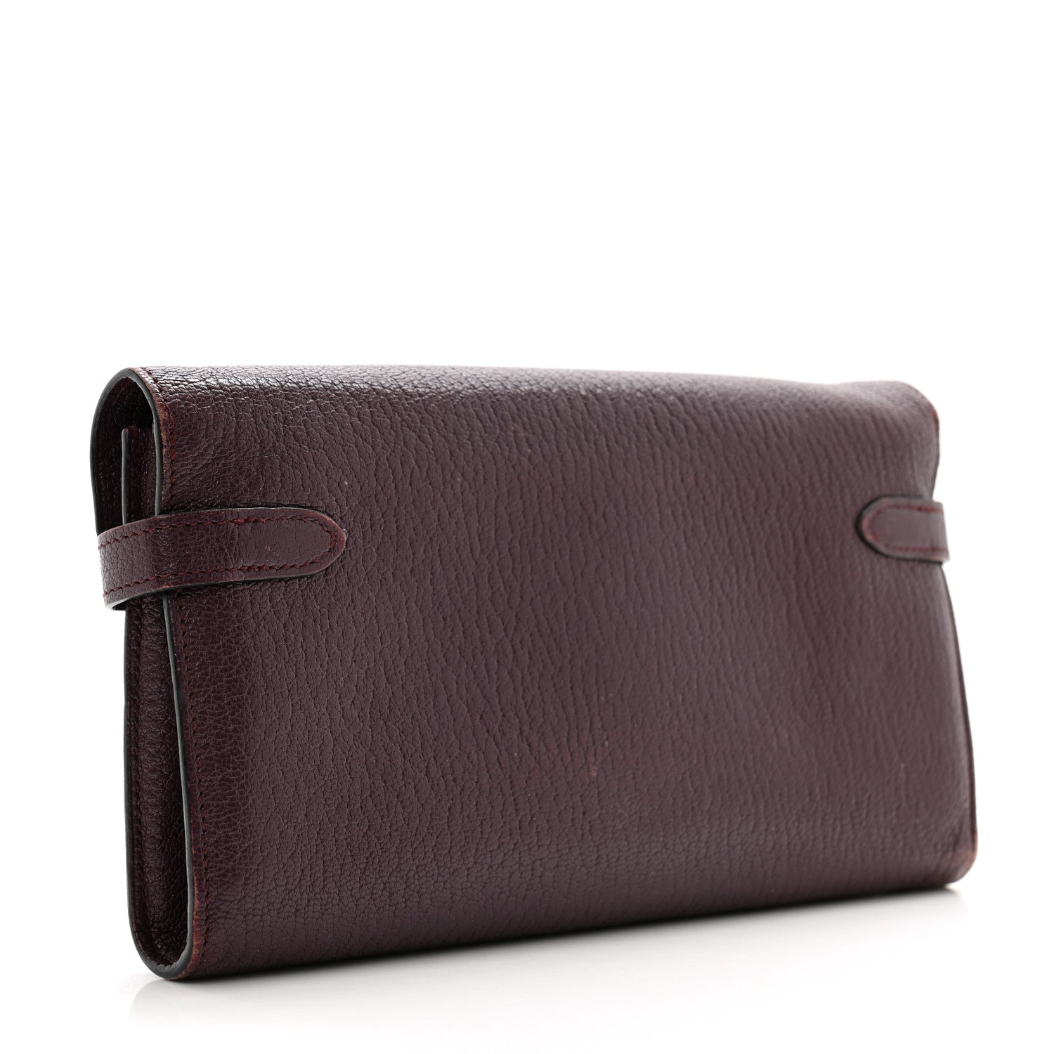 Chevre Mysore Kelly Longue Wallet Raisin