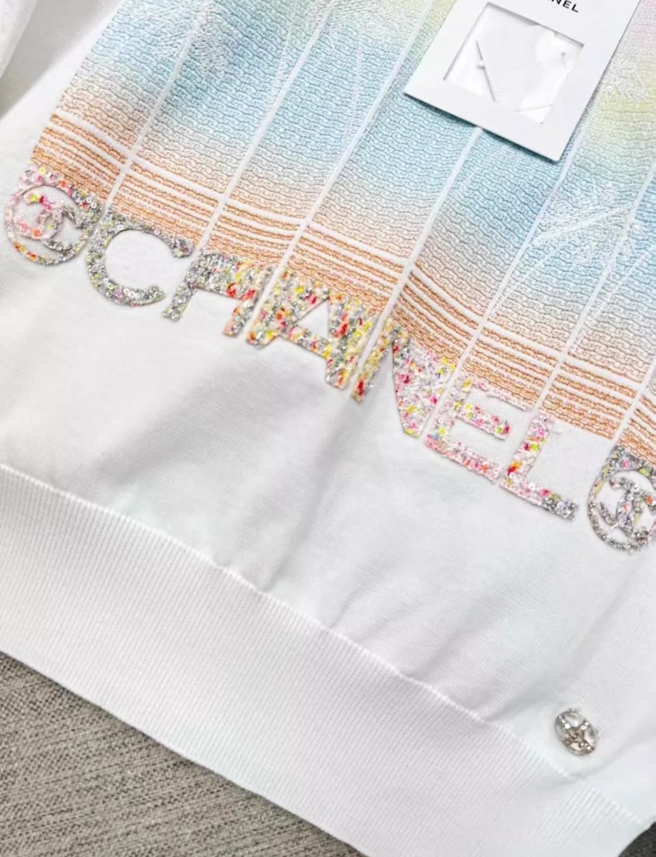 Chanel 24C White Pullover