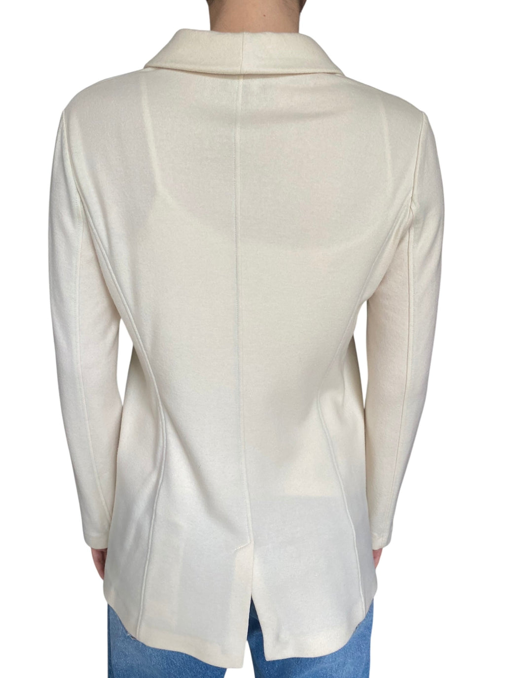 Giorgio Armani Ivory Cashmere Blazer - 42 / US 6
