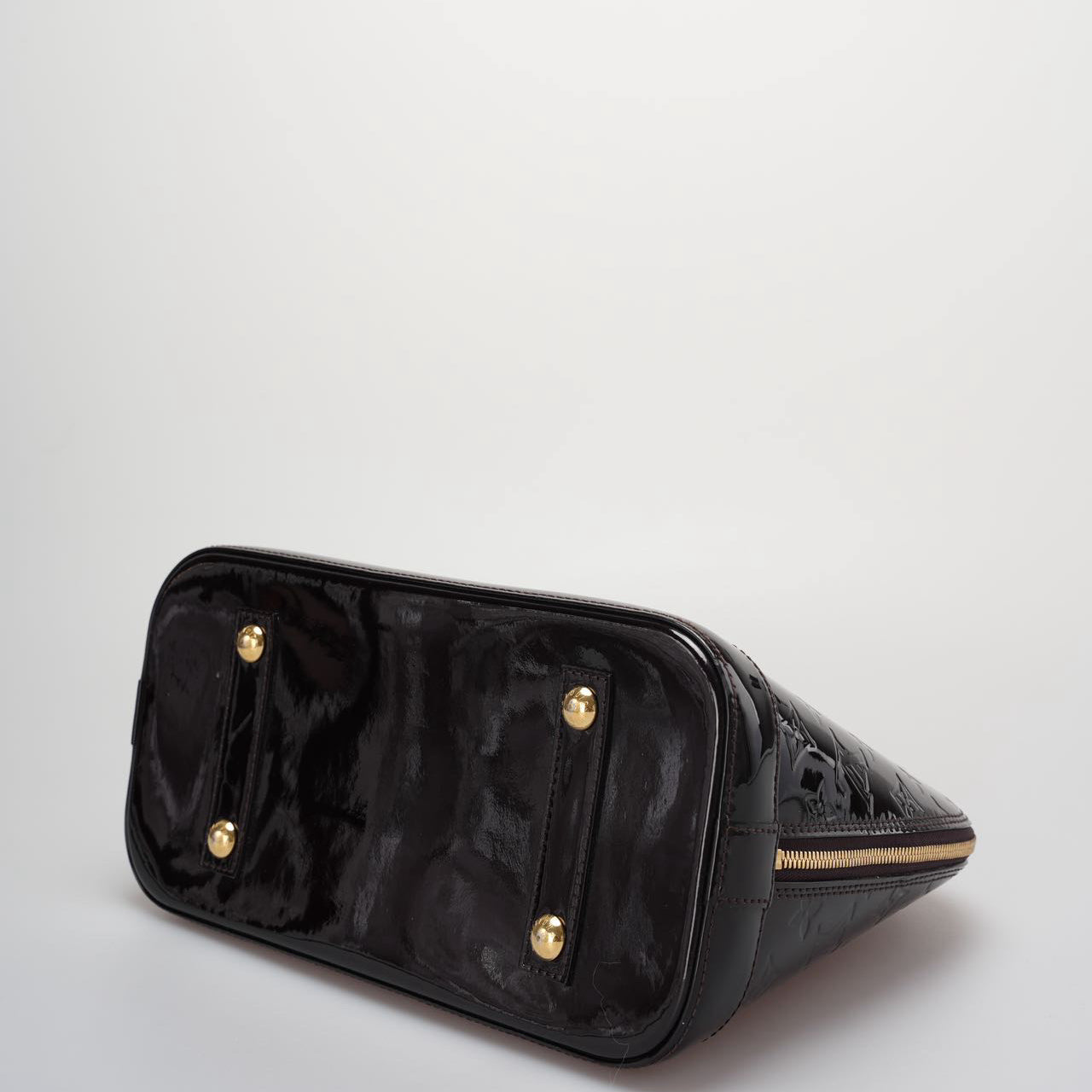 Louis Vuitton Alma PM in Vernis Leather Burgundy Color