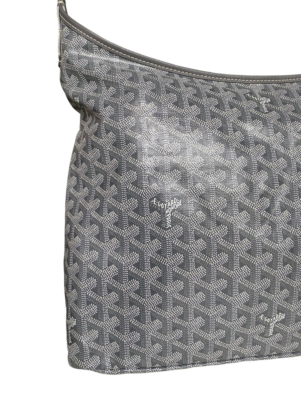 Goyard Grey Goyardine Boheme Tote Bag