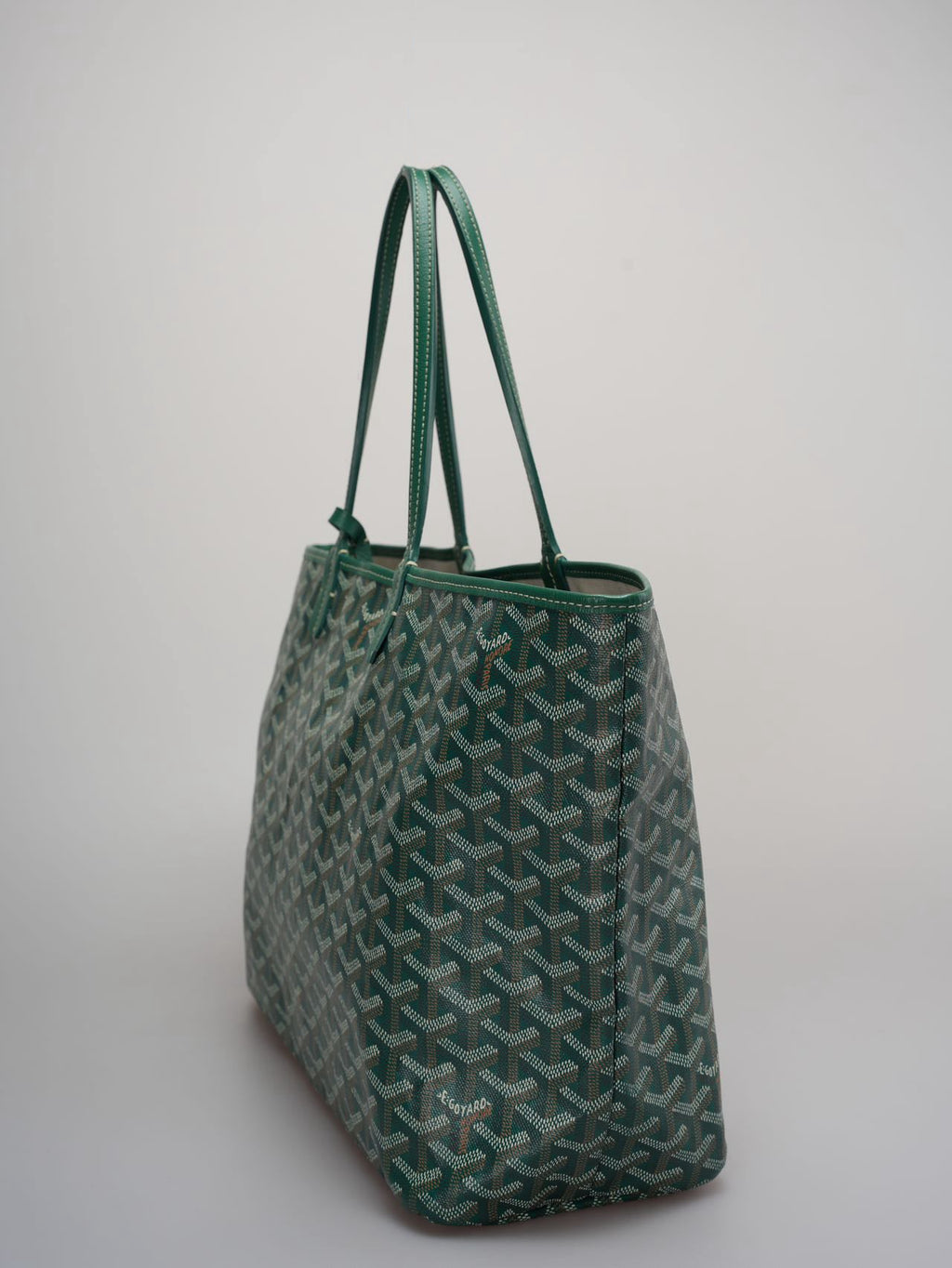 Goyard Saint Louis PM Green Shoulder Tote Bag Green