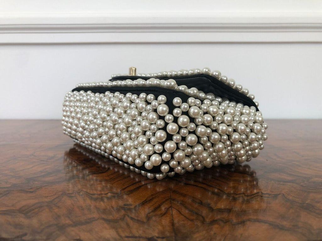 Chanel 19S Pearl Mini Rectangular Flap Bag