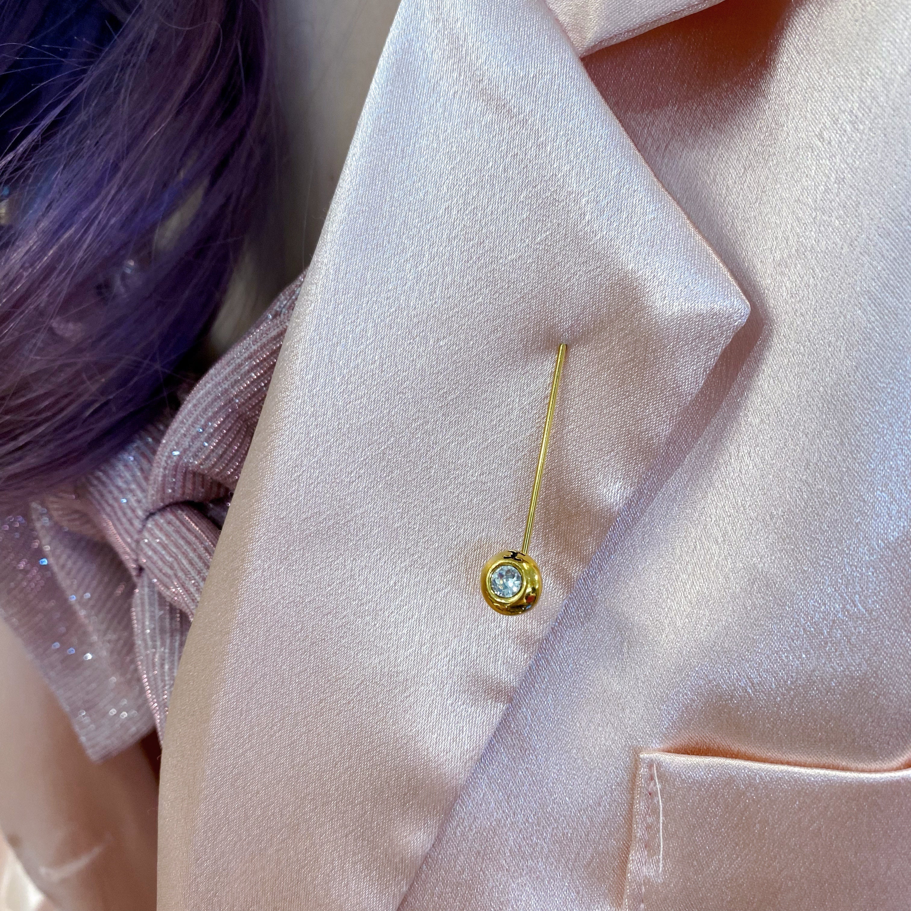 Chanel Vintage Crystal Brooch