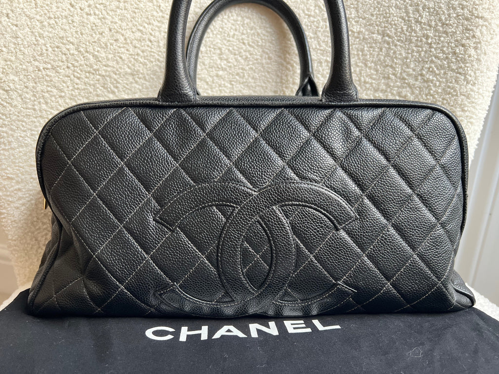 Chanel Black Caviar Boston