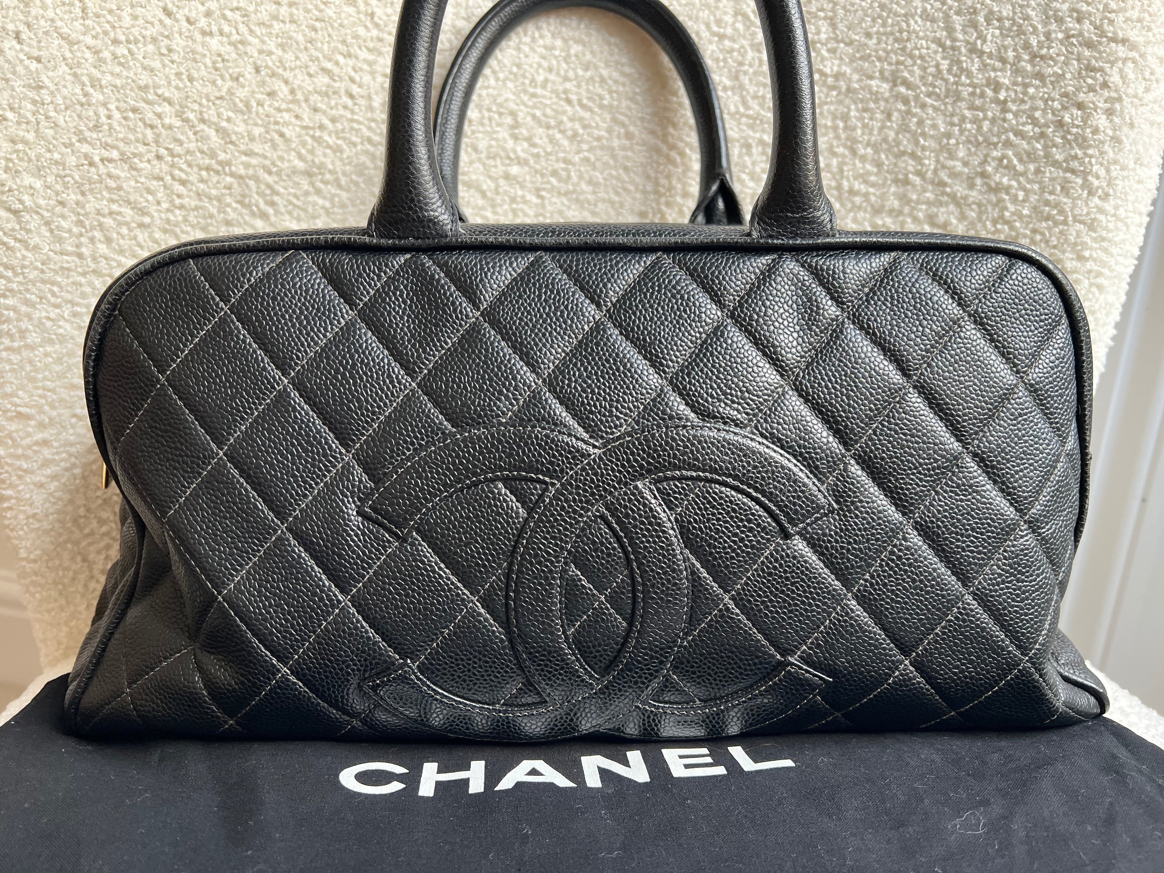 Chanel Black Caviar Boston