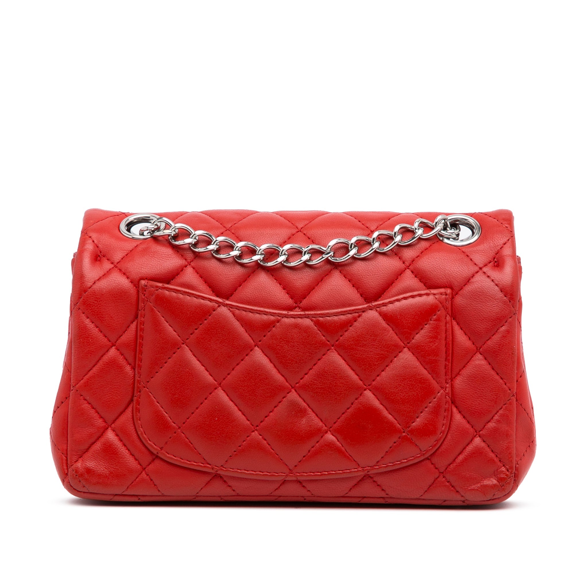 Classic Single Flap Bag Quilted Lambskin Mini