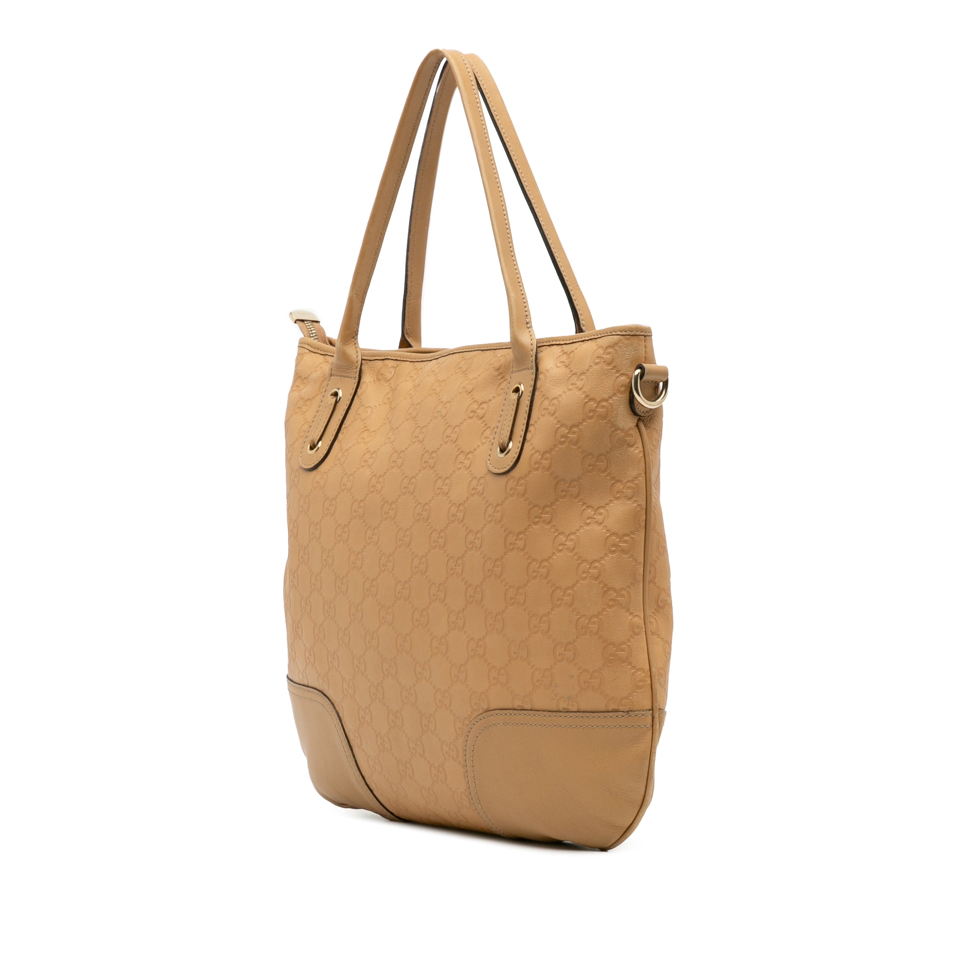 Heart Bit Zip Tote Guccissima Leather Medium