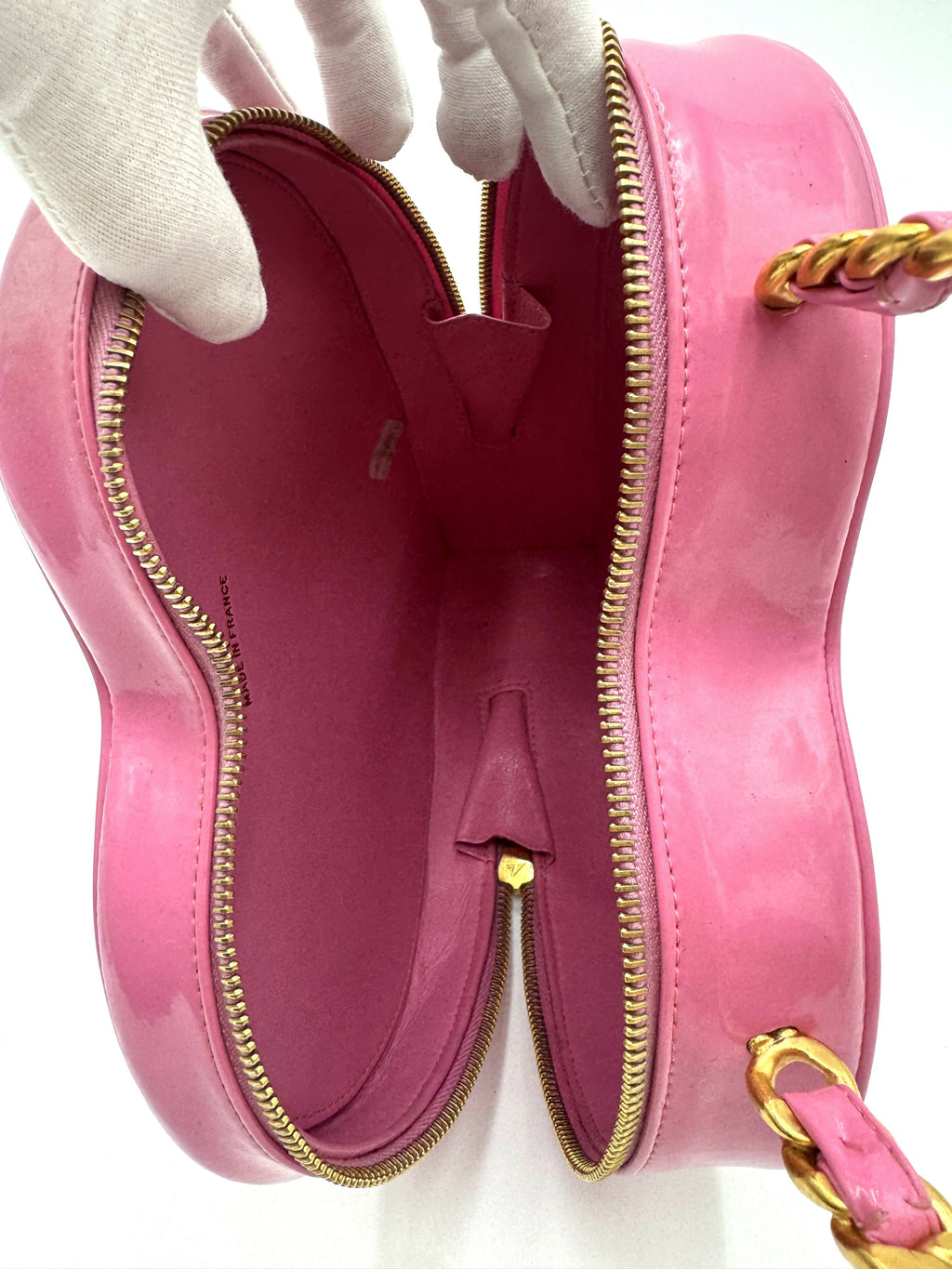 Chanel 1995 Vintage Barbie Pink Heart Vanity Bag