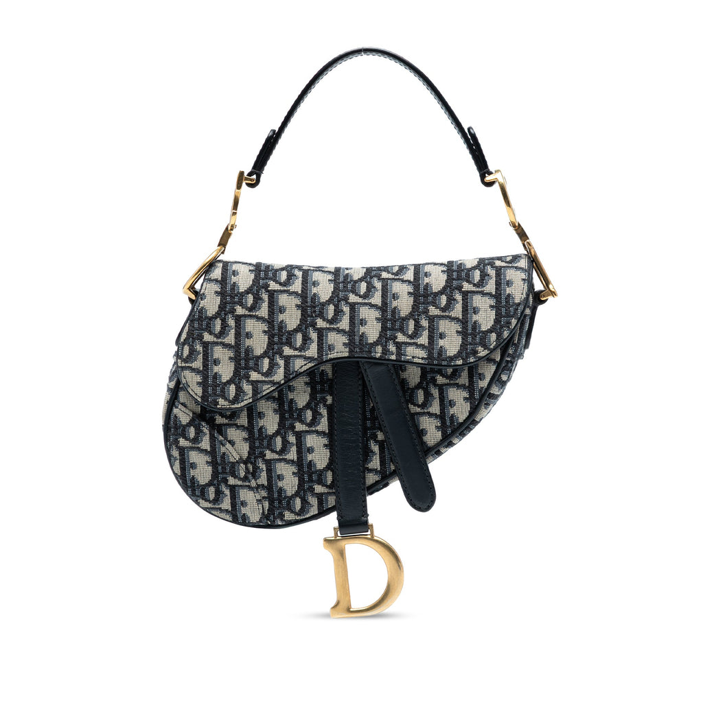 Saddle Handbag Oblique Canvas Mini