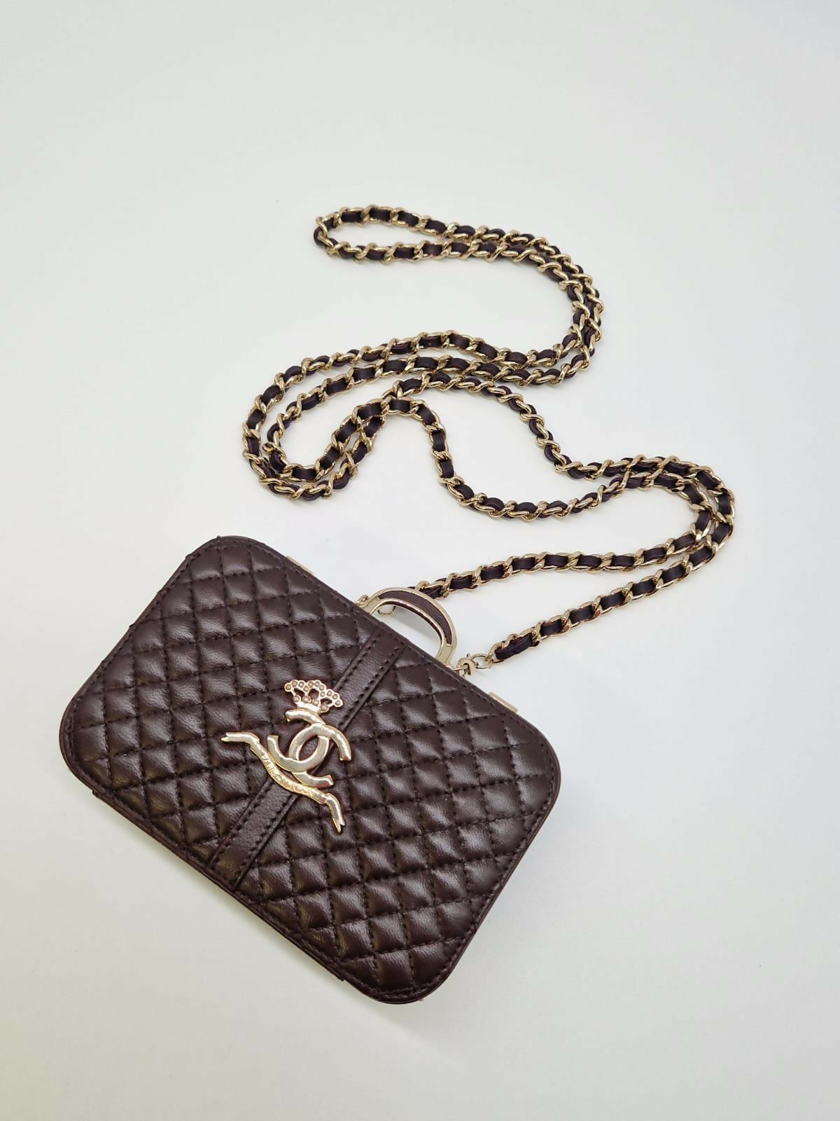 Chanel Vintage 2008 Micro Paris-London Clutch bag