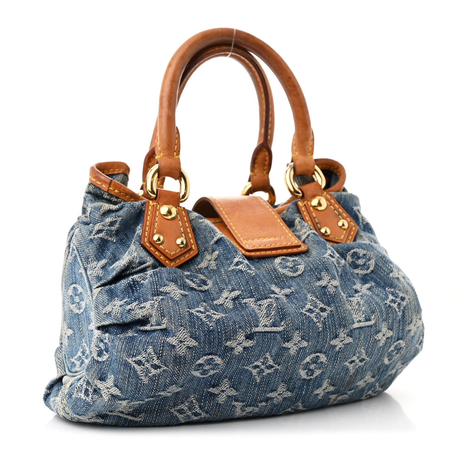 Monogram Denim Pleaty Blue