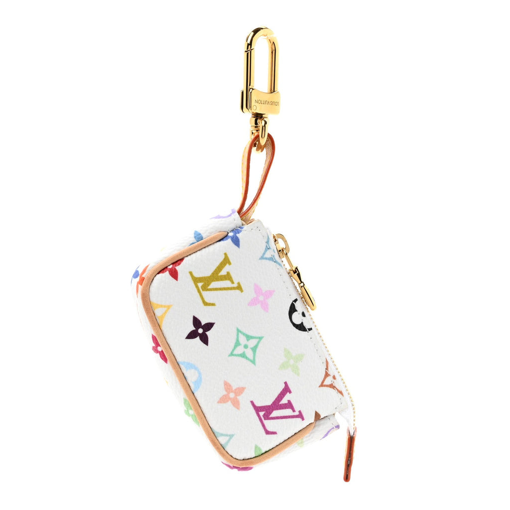 LV X TM Monogram Multicolor Micro Pochette White