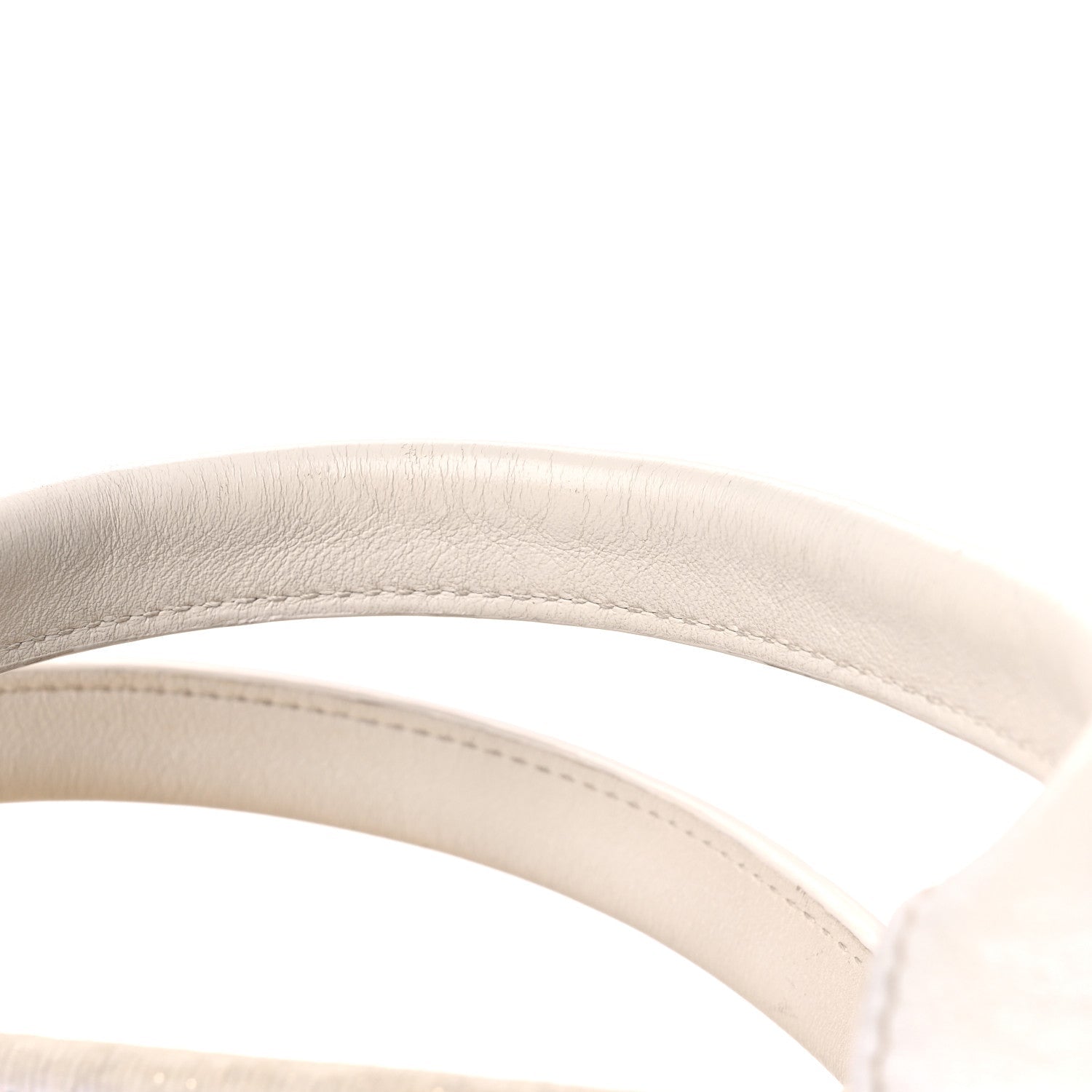 Lurex Boucle Medium Deauville Tote White