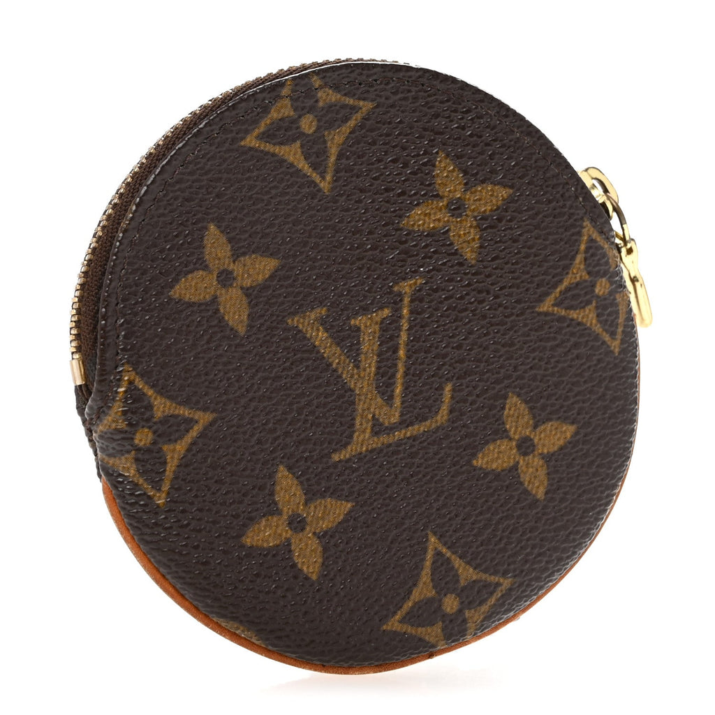 Monogram Round Coin Purse