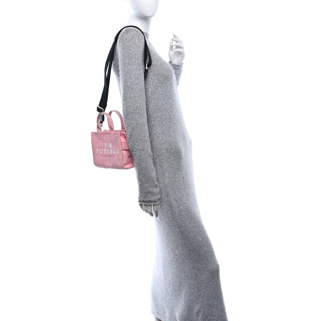 Cotton Canvas The Tote Crossbody Bag Ribbon Pink