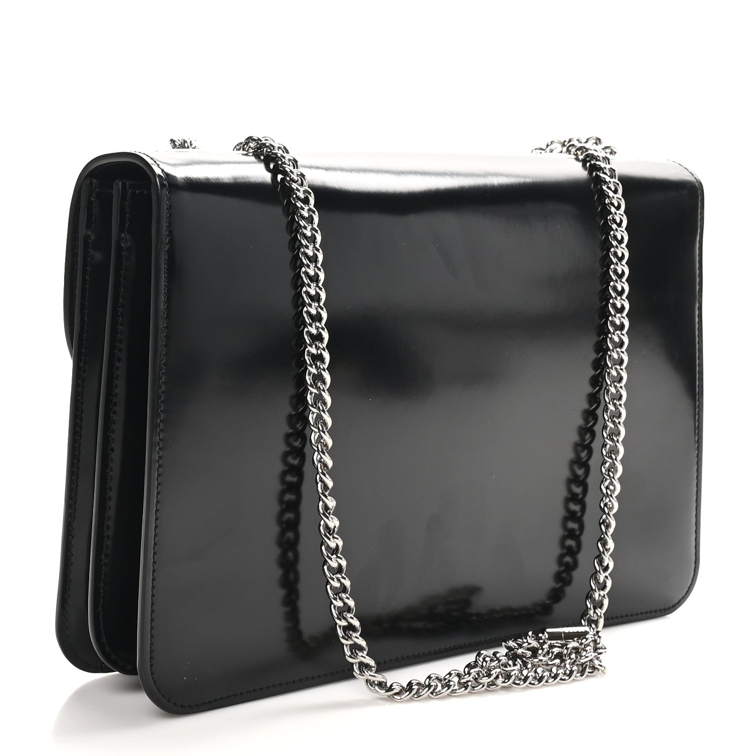 Shade Lux Calfskin Interlocking G Shoulder Bag Black