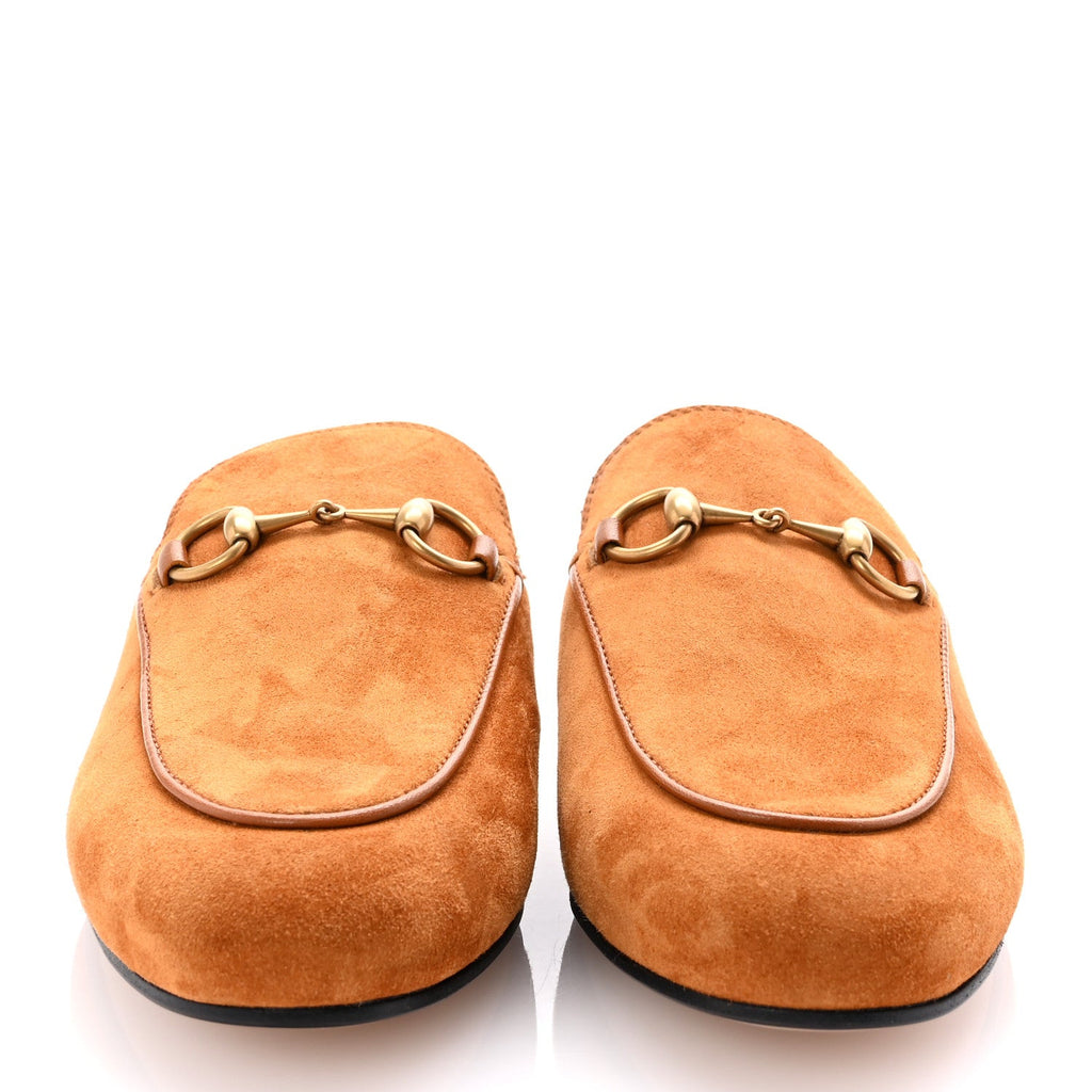 Suede Cachemire Malaga Kid Womens Princetown Slippers 36 Blondie Cognac