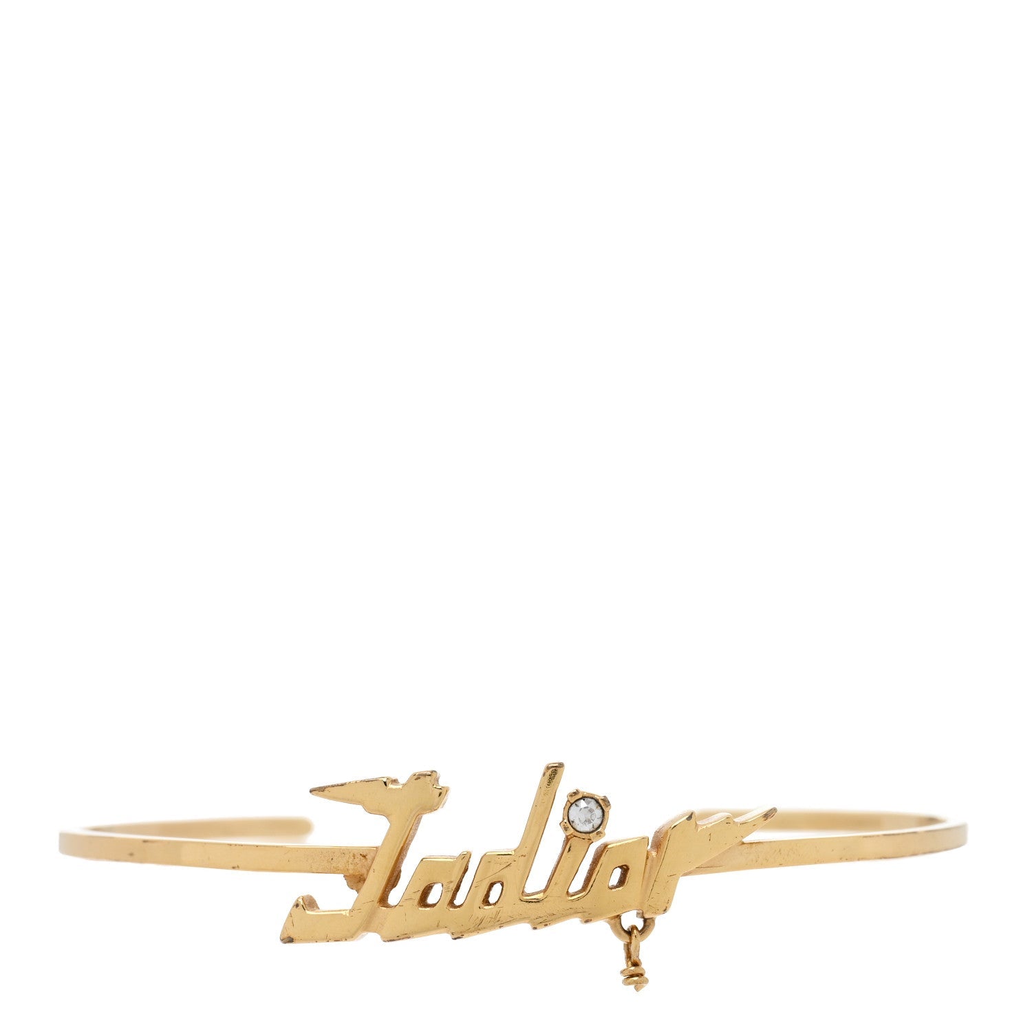 Metal J'Adior Bracelet Cuff Gold