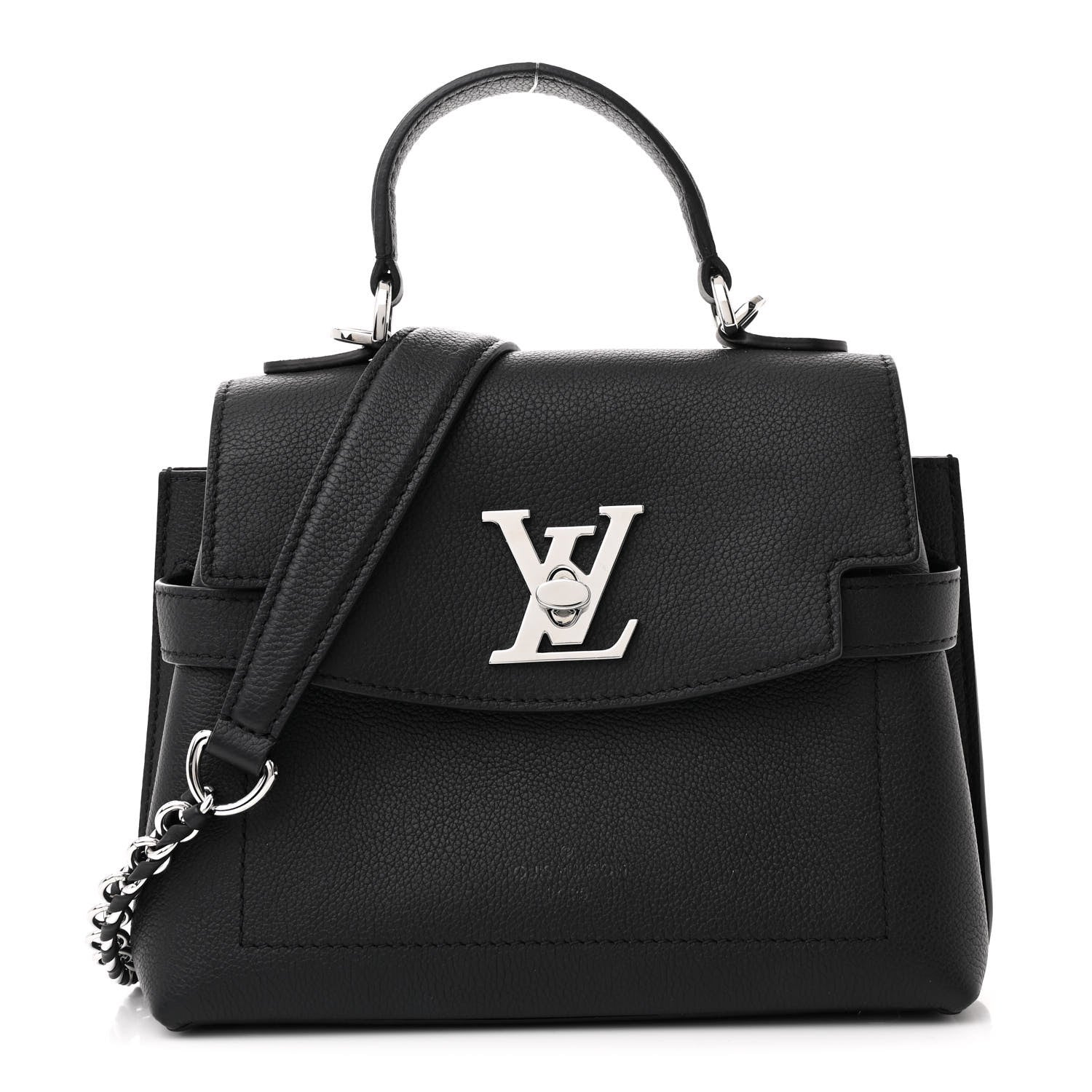 Calfskin Lockme Ever Mini Black