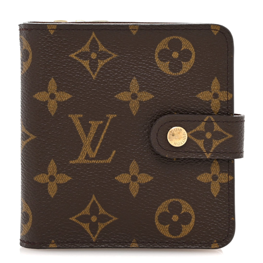 Monogram Compact Zippe Zipped Wallet