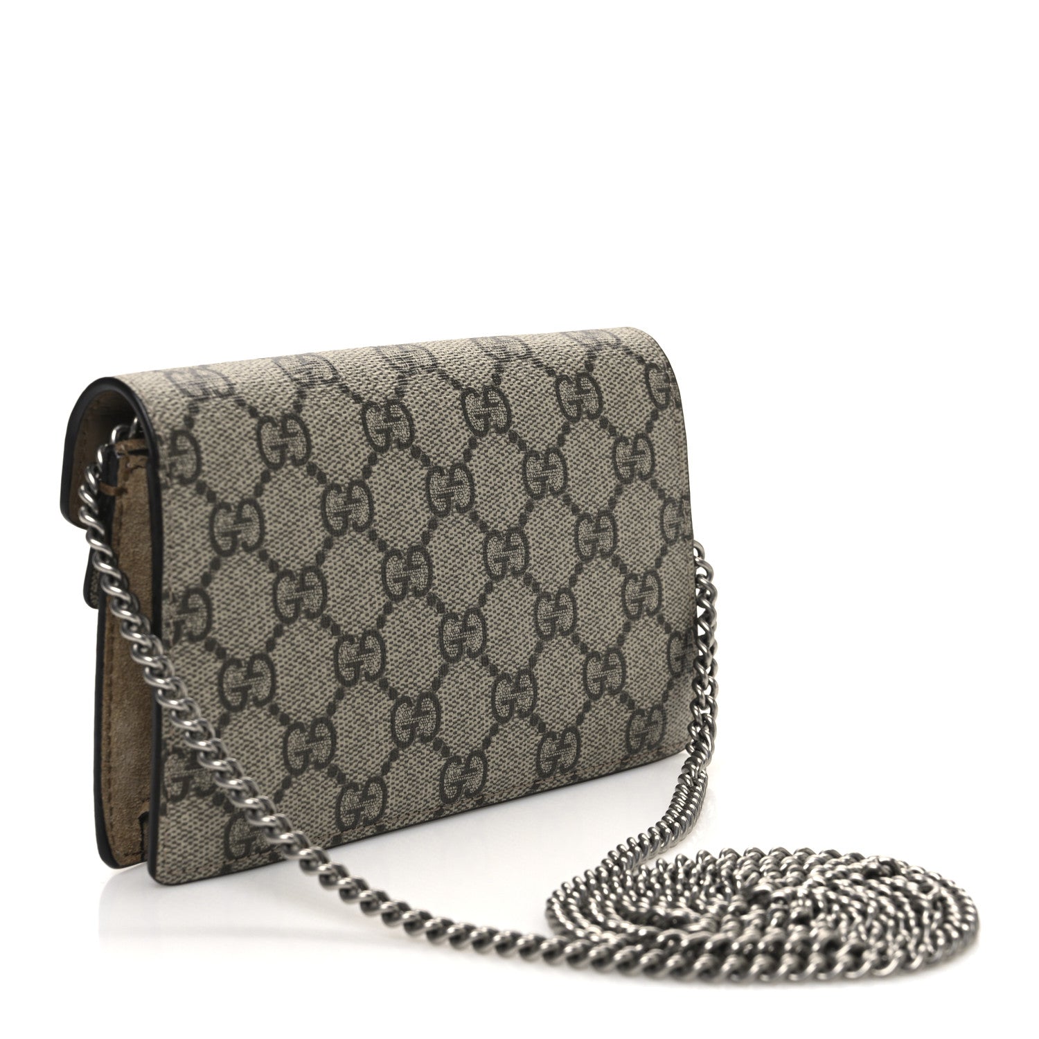 GG Supreme Monogram Super Mini Dionysus Shoulder Bag Taupe