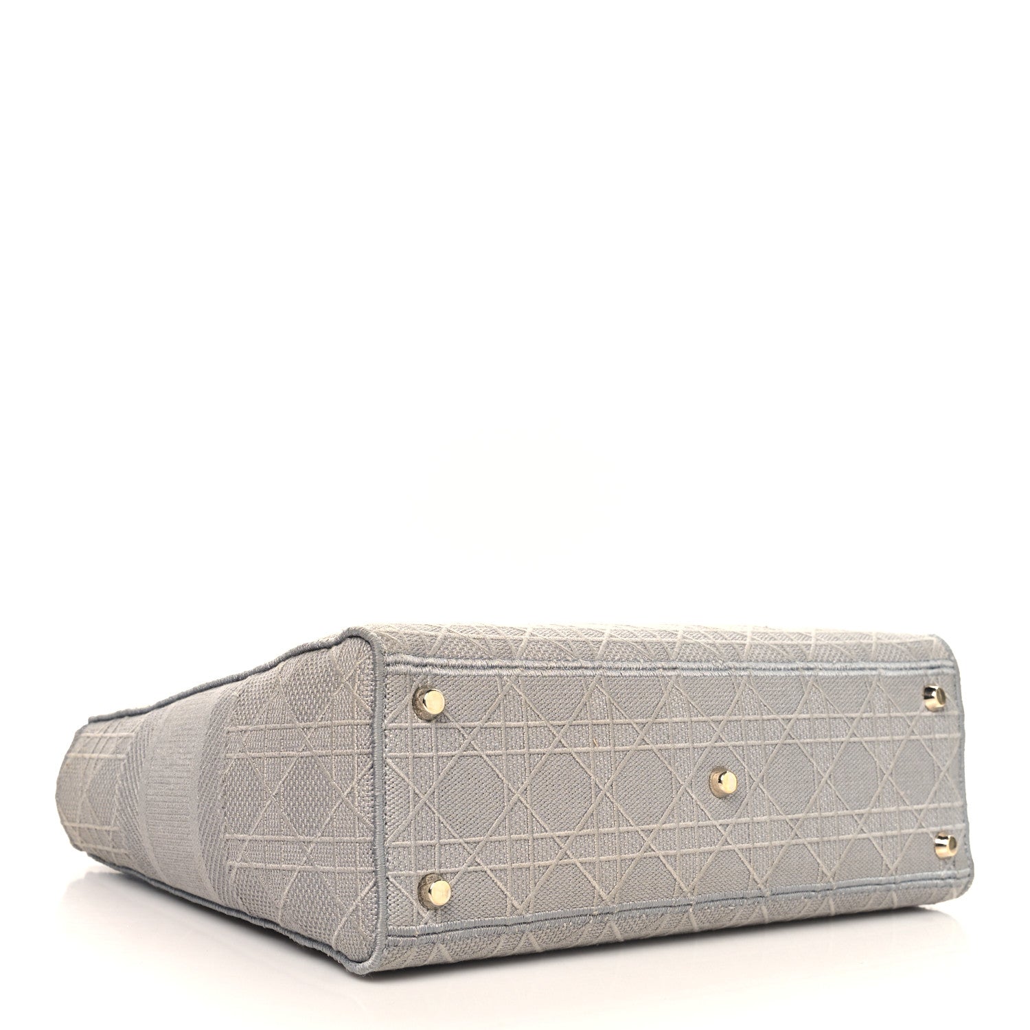 Canvas Embroidered Cannage Lady D-Lite Gray