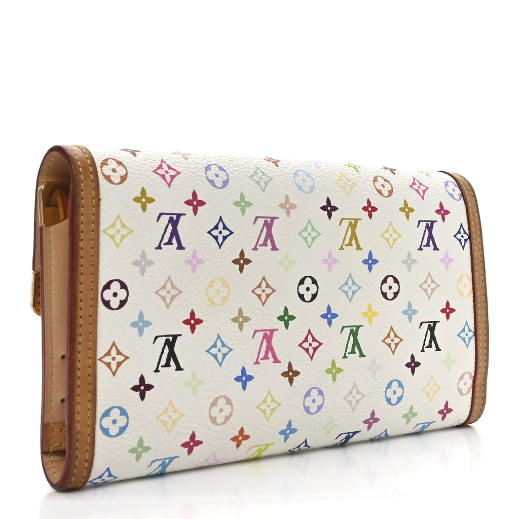 Monogram Multicolor Porte Tresor International Wallet White