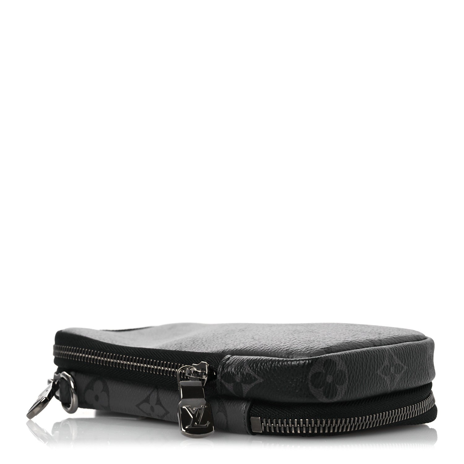 Monogram Eclipse Reverse Double Phone Pouch