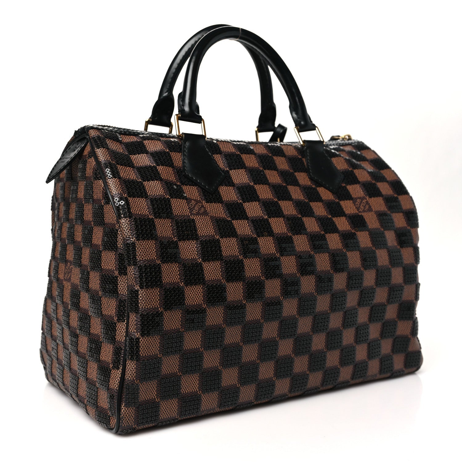 Damier Paillettes Speedy 30 Black