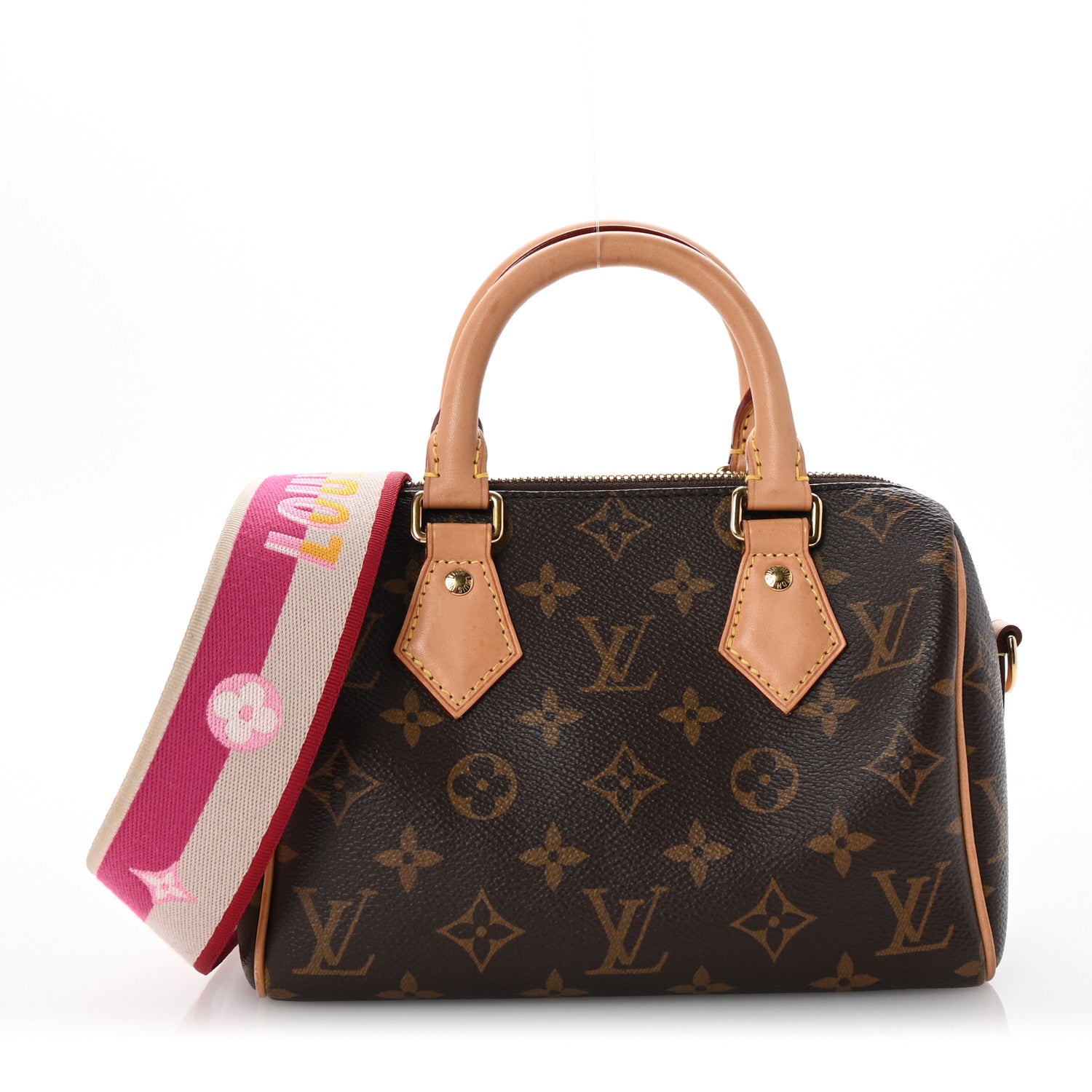 Monogram Speedy Bandouliere 20 Fuchsia