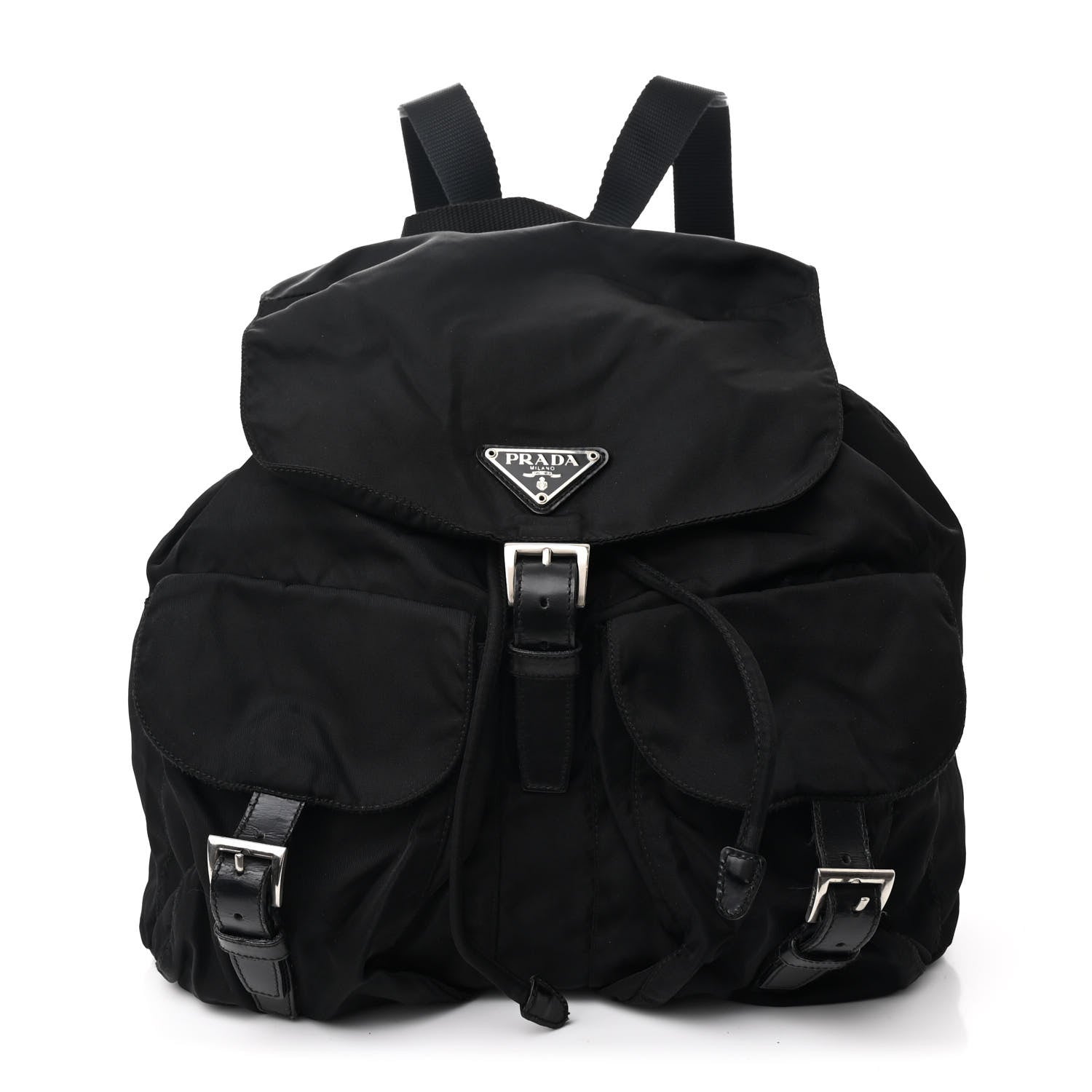 Nylon Vela Medium Backpack Black