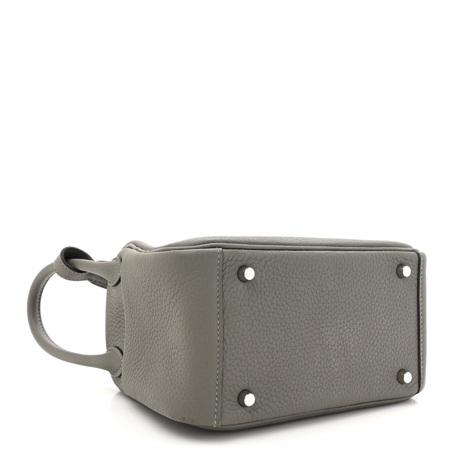 Taurillon Clemence Mini Lindy 20 Gris Meyer