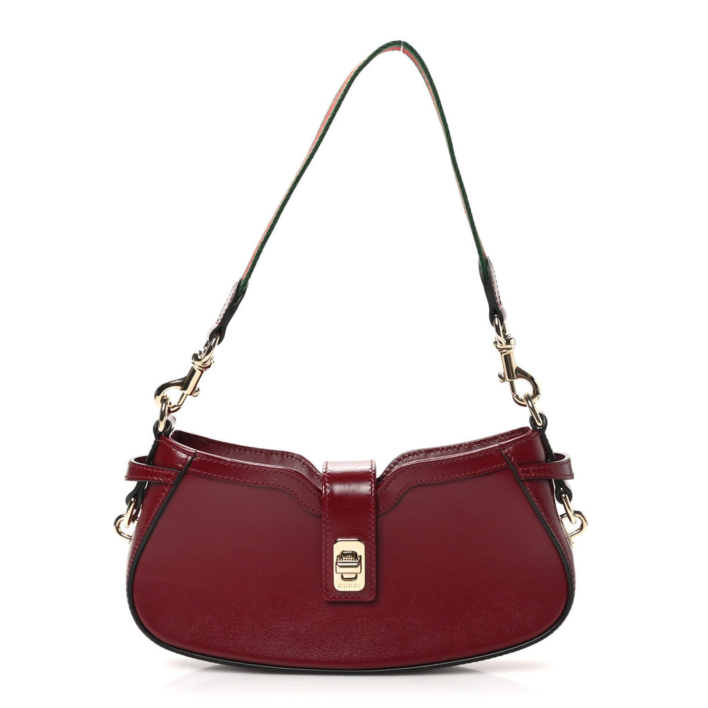 Boarded Dyana Lux Mini Moon Side Shoulder Bag Rosso Ancora